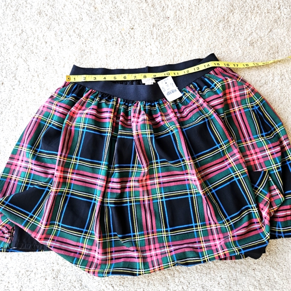 NWT J. Crew plaid skirt
